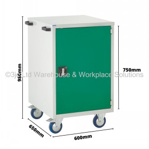 Euroslide Storage Cabinet Mobile 1 Door Cupboard